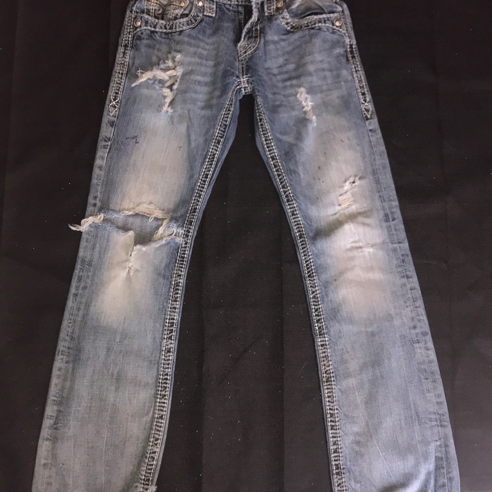 Rock revival men’s jeans
